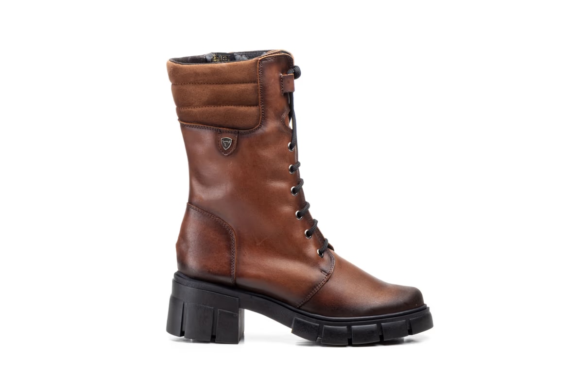 Bottes femme Ibérico 5790 en cuir marron