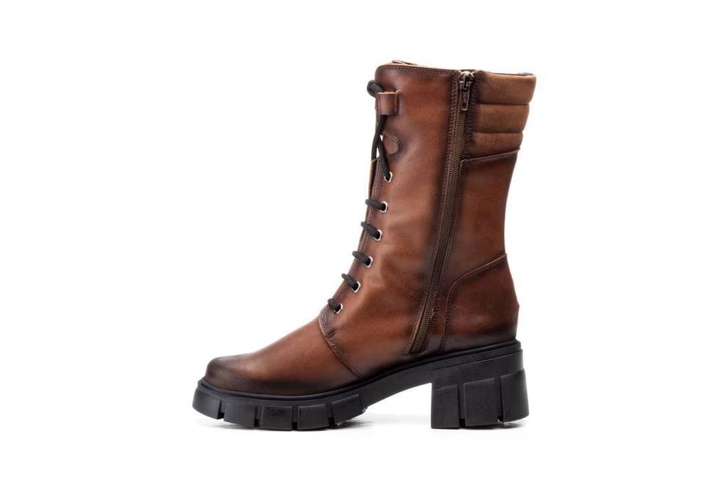 Bottes femme Ibérico 5790 en cuir marron
