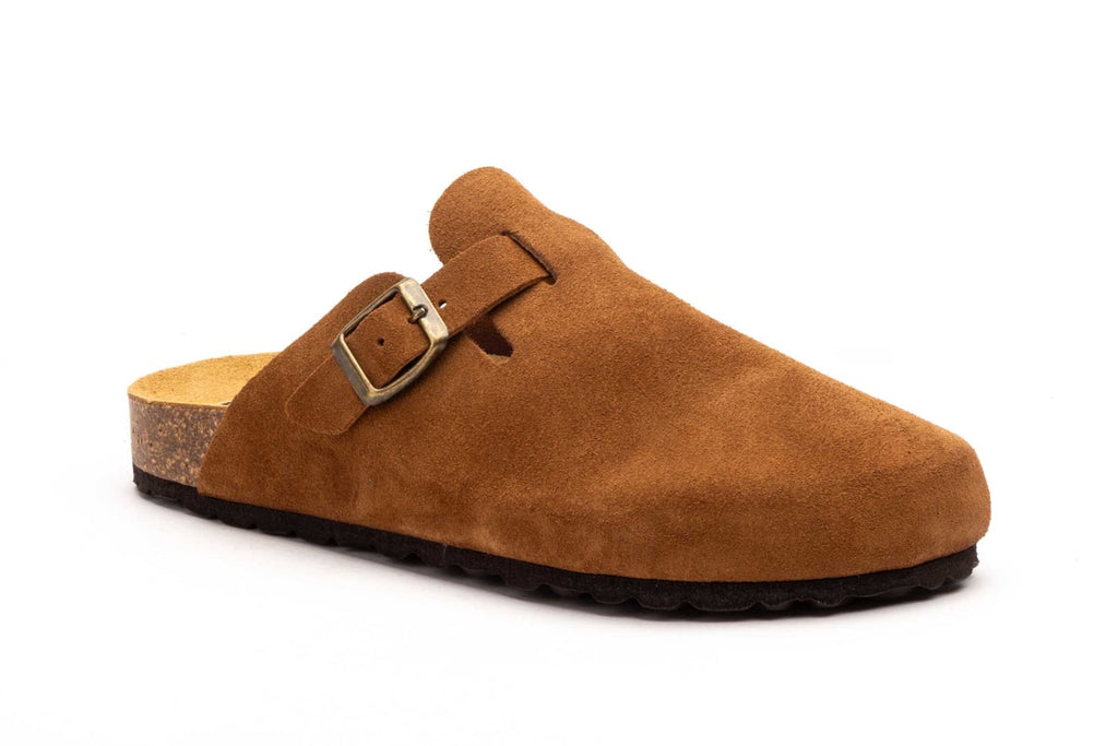 Sabot unisexe Juliet Biocomfort en cuir suédé cuero