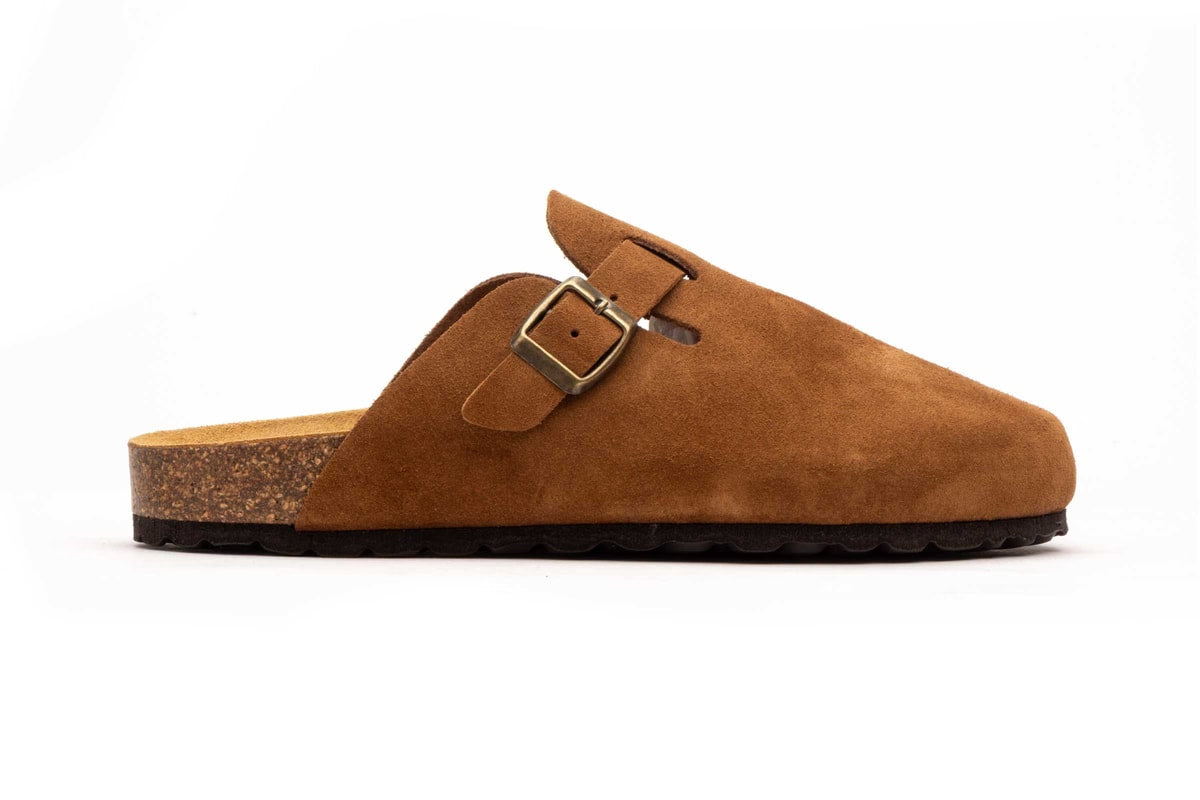 Sabot unisexe Juliet Biocomfort en cuir suédé cuero