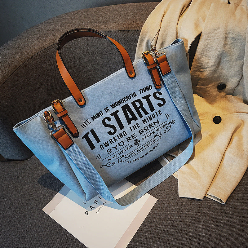 Grand sac fourre-tout en toile