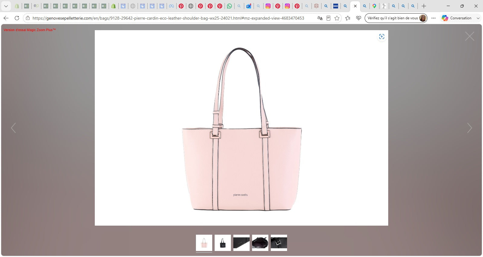 Sac à Bandoulière Pierre Cardin en Cuir Éco — WX25-24021