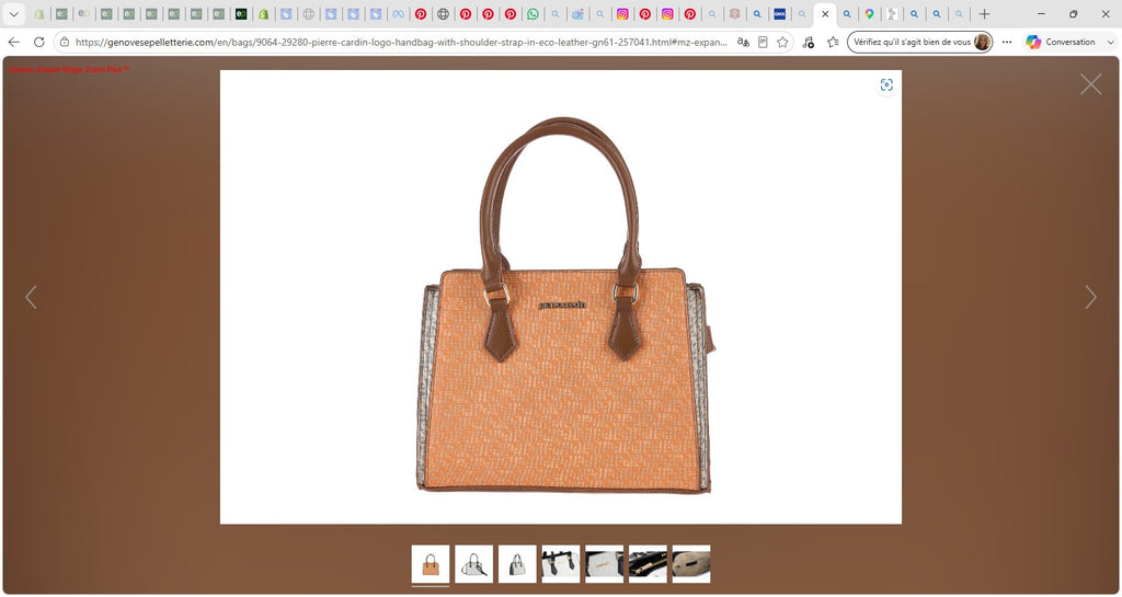 Sac à Main Pierre Cardin en Cuir Éco avec Sangle — GN61-257041