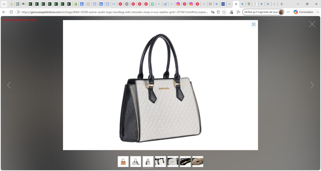 Sac à Main Pierre Cardin en Cuir Éco avec Sangle — GN61-257041
