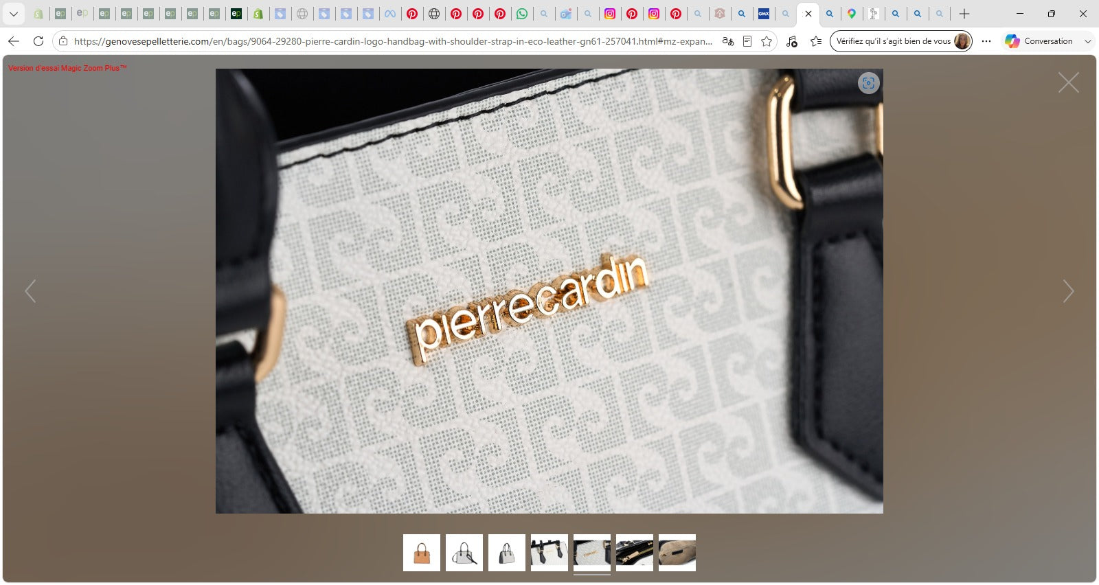 Sac à Main Pierre Cardin en Cuir Éco avec Sangle — GN61-257041