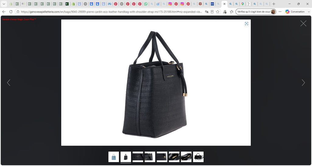 Sac à Main Pierre Cardin en Cuir Éco avec Bretelle — MS175-25188