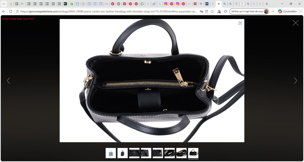 Sac à Main Pierre Cardin en Cuir Éco avec Bretelle — MS175-25188
