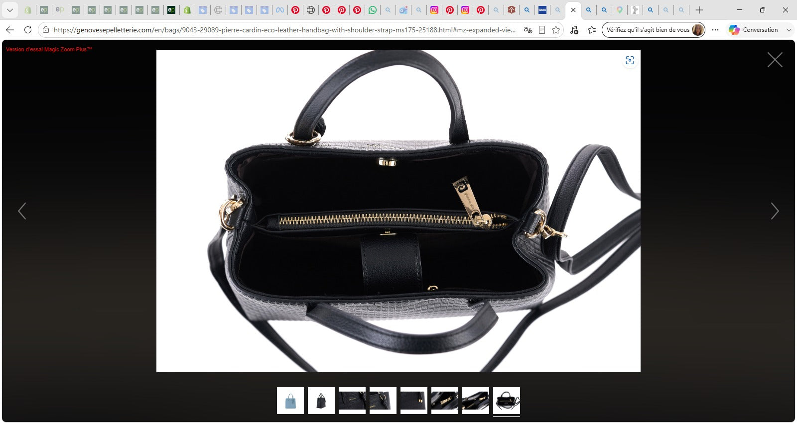 Sac à Main Pierre Cardin en Cuir Éco avec Bretelle — MS175-25188