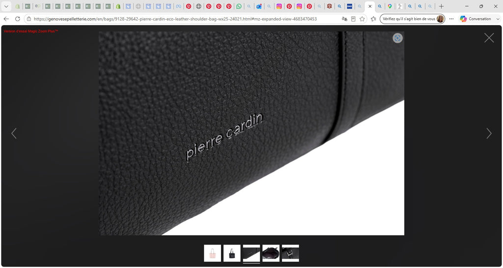 Sac à Bandoulière Pierre Cardin en Cuir Éco — WX25-24021