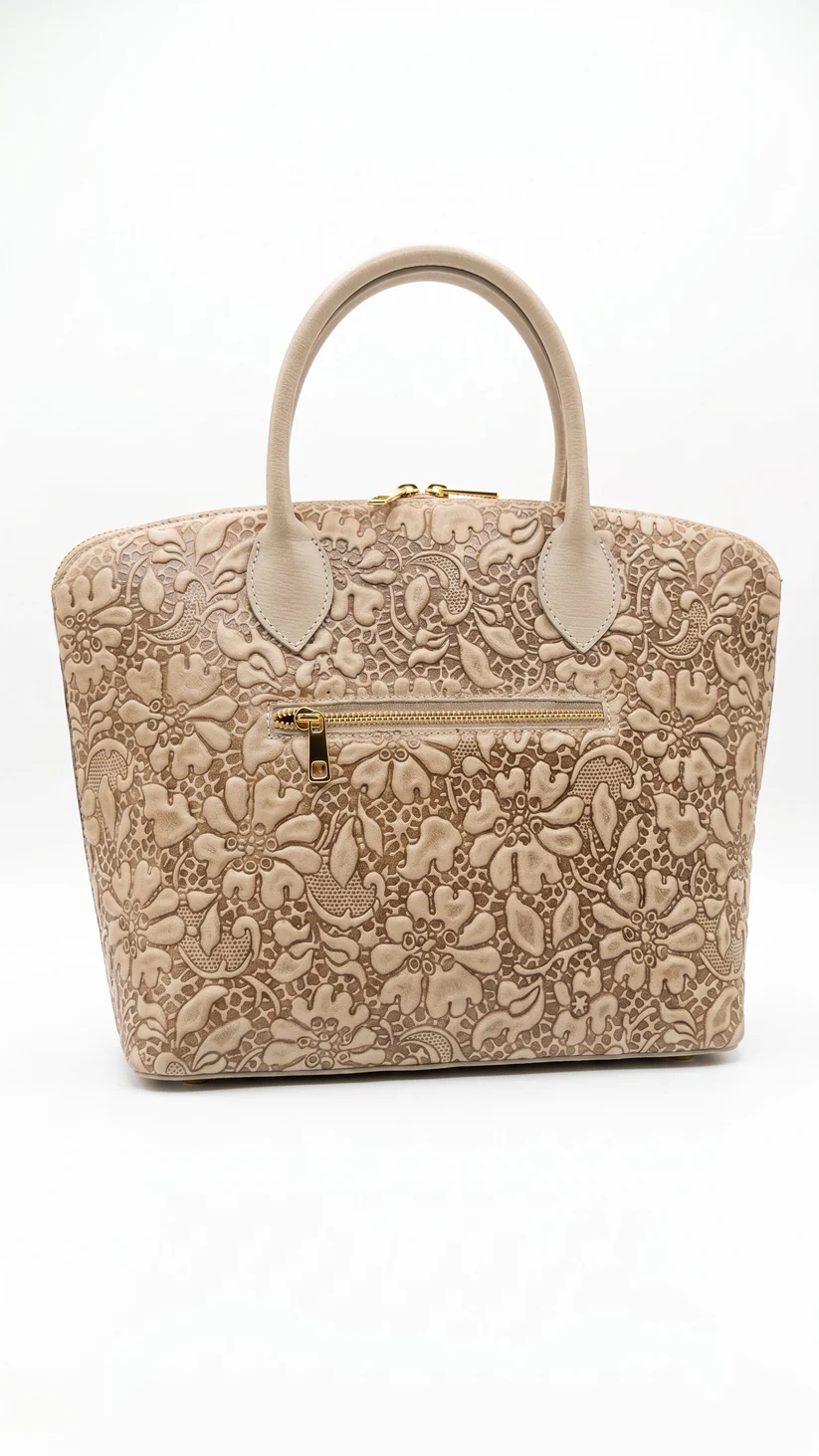 Dos du sac avec poche zippée dorée – Made in Italy