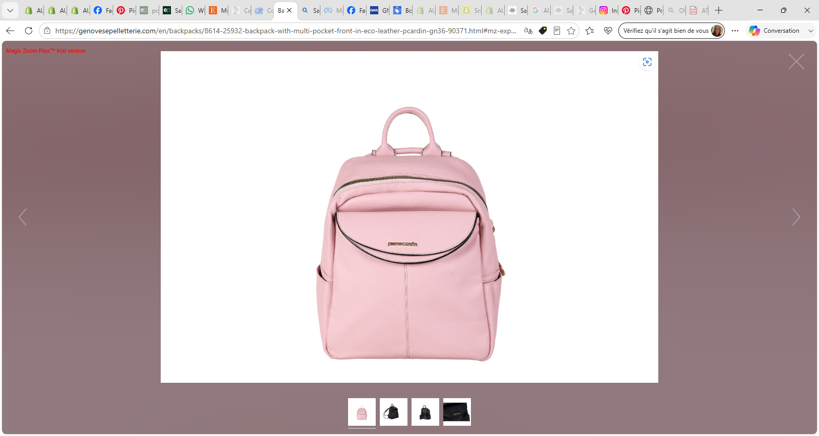 Sac à dos Pierre Cardin en éco-cuir GN36 90371